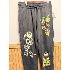 Disney Mickey and Friends Womens Halloween Jogger Sweat Pants Size Small NWT